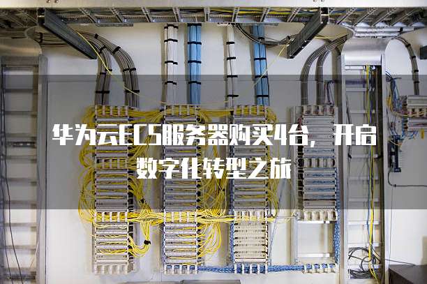 华为云ECS服务器购买4台,开启数字化转型之旅