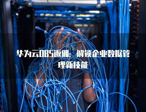 华为云OBS返佣:解锁企业数据管理新技能