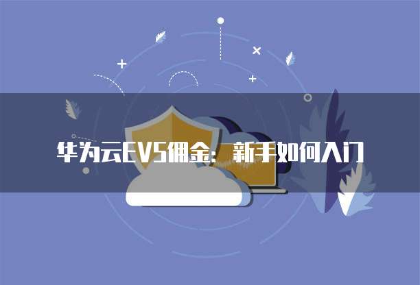 华为云EVS佣金：新手如何入门
