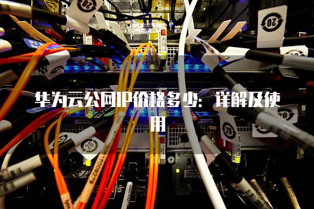 华为云公网IP价格多少:详解及使用