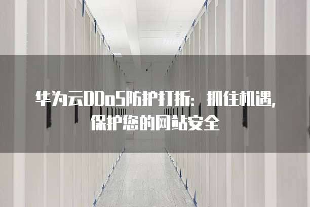 华为云DDoS防护打折:抓住机遇,保护您的网站安全