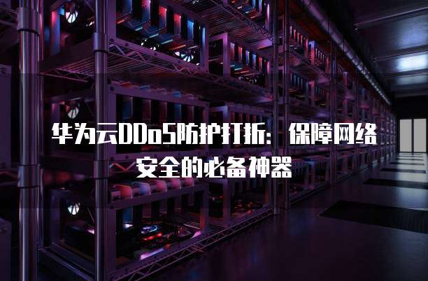 华为云DDoS防护打折:保障网络安全的必备神器