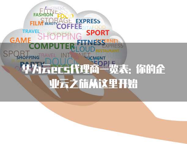华为云ecs代理商一览表: 你的企业云之旅从这里开始