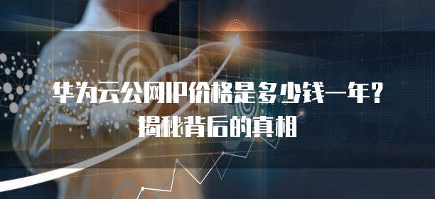 华为云公网IP价格是多少钱一年?揭秘背后的真相