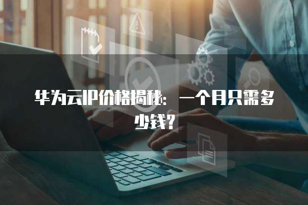 华为云IP价格揭秘：一个月只需多少钱？