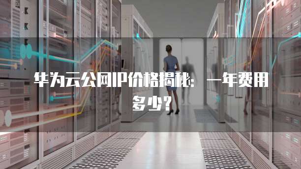 华为云公网IP价格揭秘：一年费用多少？