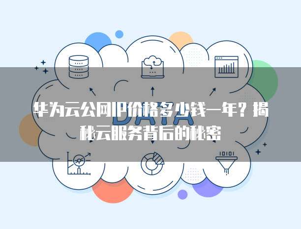 华为云公网IP价格多少钱一年?揭秘云服务背后的秘密