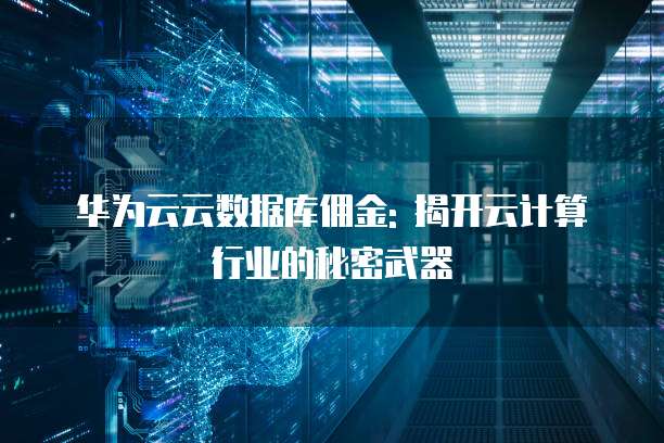 华为云云数据库佣金: 揭开云计算行业的秘密武器