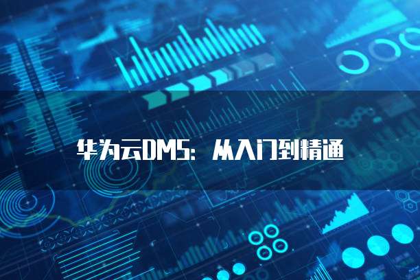 华为云DMS:从入门到精通
