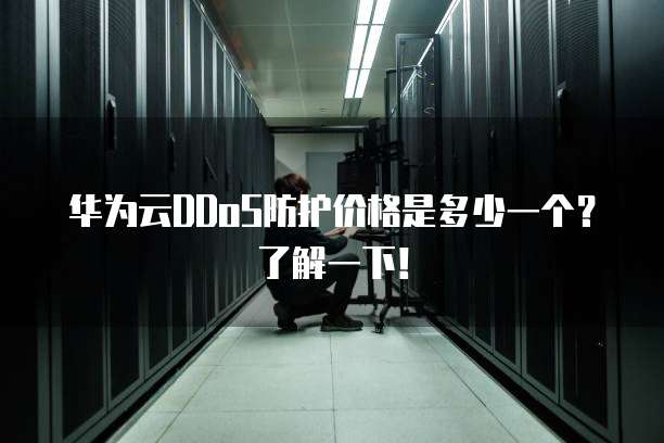 华为云DDoS防护价格是多少一个?了解一下!