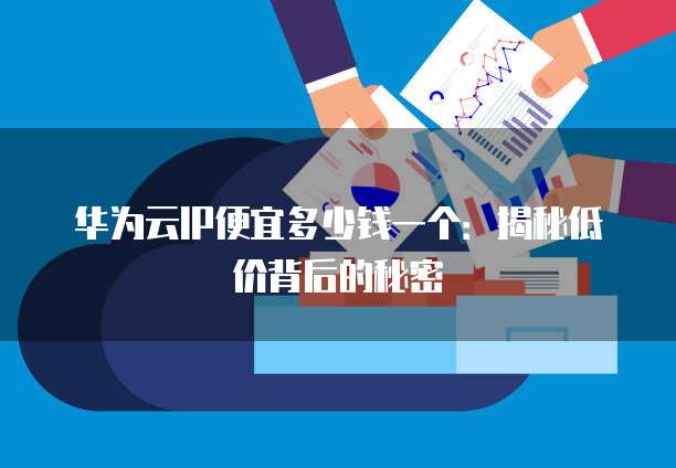 华为云IP便宜多少钱一个:揭秘低价背后的秘密