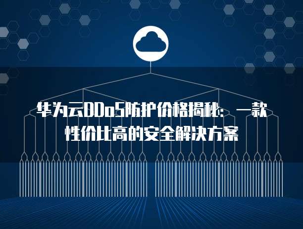 华为云DDoS防护价格揭秘:一款性价比高的安全解决方案