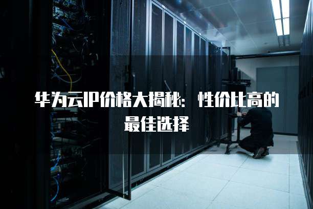 华为云IP价格大揭秘：性价比高的最佳选择
