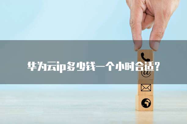 华为云ip多少钱一个小时合适？