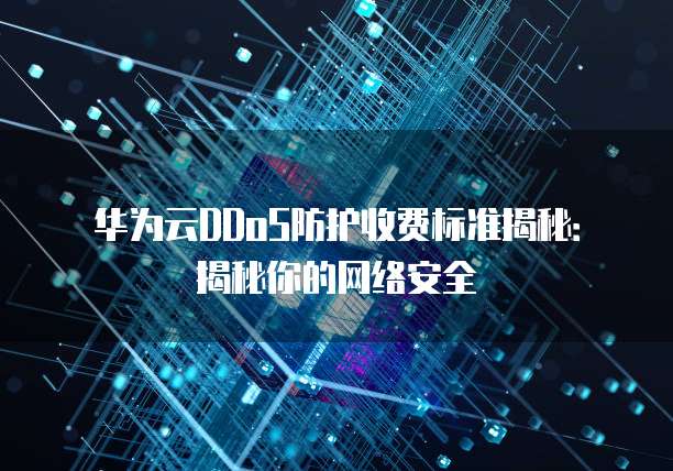 华为云DDoS防护收费标准揭秘:揭秘你的网络安全