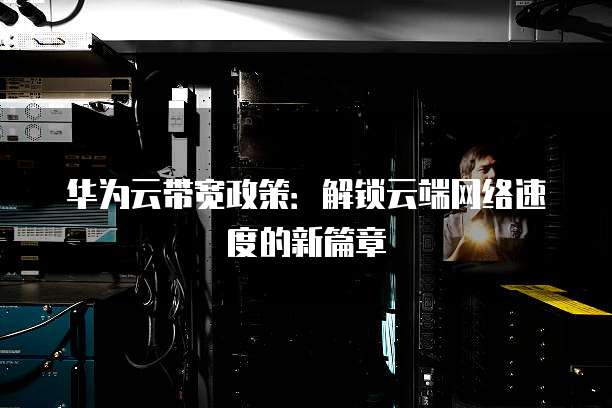 华为云带宽政策:解锁云端网络速度的新篇章