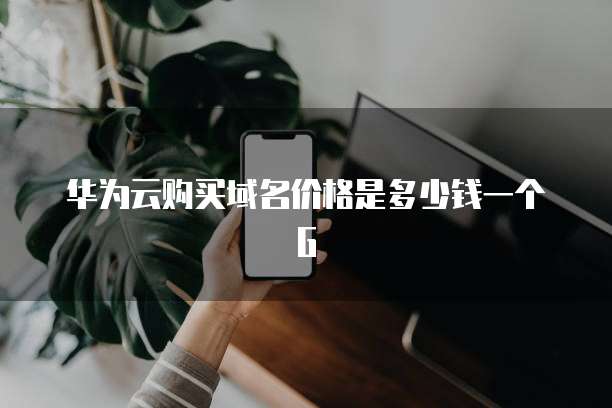 华为云购买域名价格是多少钱一个G