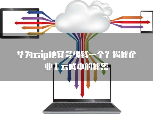 华为云ip便宜多少钱一个?揭秘企业上云成本的秘密