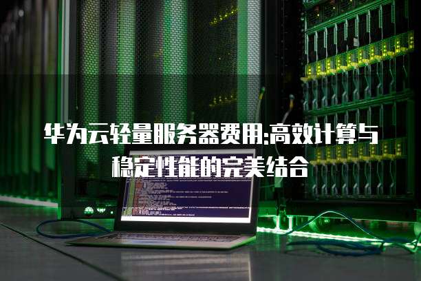 华为云轻量服务器费用:高效计算与稳定性能的完美结合