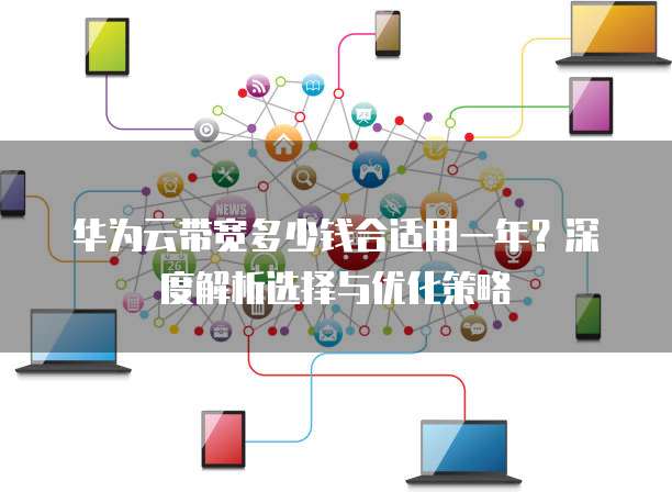 华为云带宽多少钱合适用一年?深度解析选择与优化策略