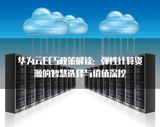 华为云ECS政策解读:弹性计算资源的智慧选择与价值深挖