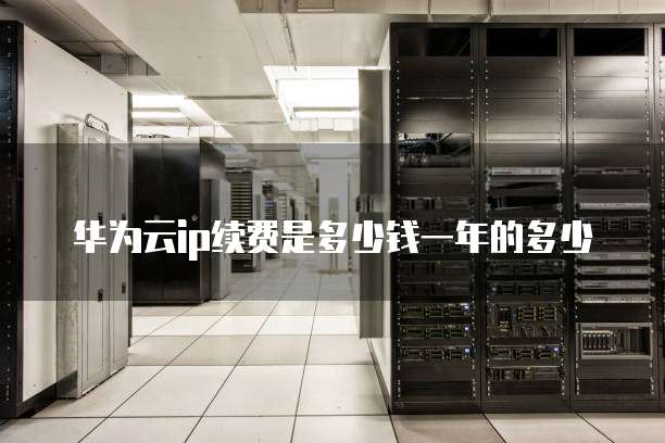 华为云ip续费是多少钱一年的多少
