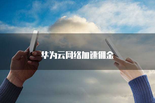 华为云网络加速佣金