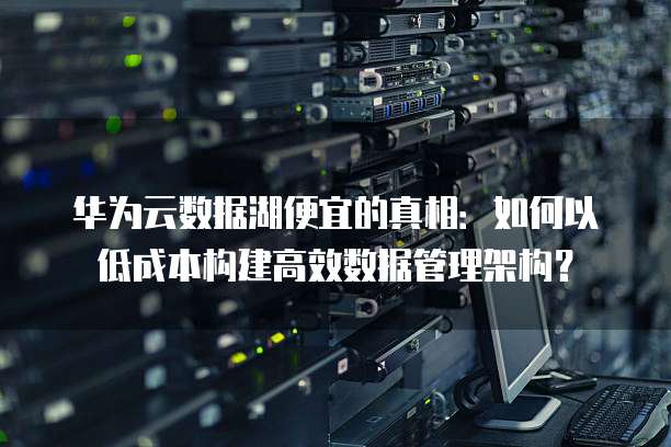 华为云数据湖便宜的真相：如何以低成本构建高效数据管理架构？