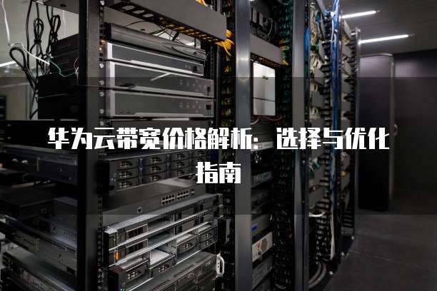 华为云带宽价格解析:选择与优化指南