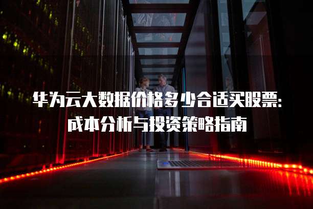 华为云大数据价格多少合适买股票:成本分析与投资策略指南
