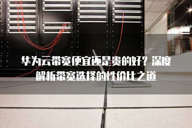 华为云带宽便宜还是贵的好？深度解析带宽选择的性价比之道