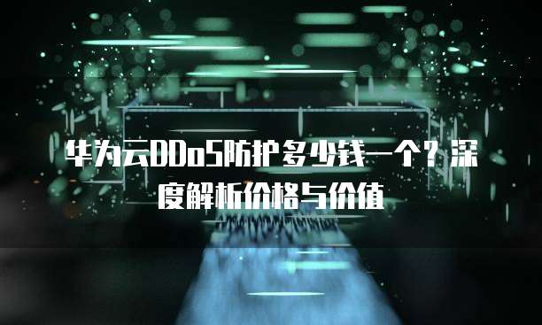 华为云DDoS防护多少钱一个?深度解析价格与价值