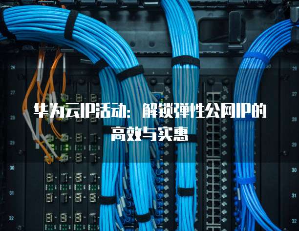 华为云IP活动：解锁弹性公网IP的高效与实惠