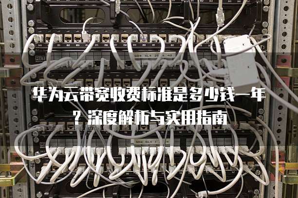 华为云带宽收费标准是多少钱一年?深度解析与实用指南