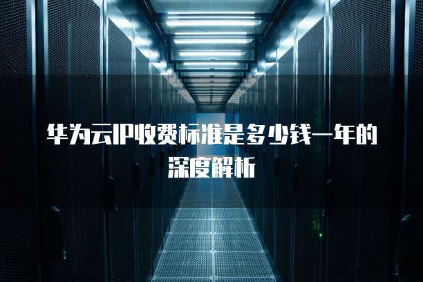 华为云IP收费标准是多少钱一年的深度解析