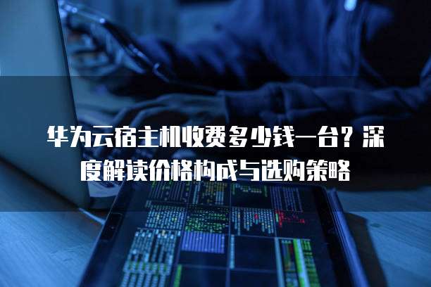 华为云宿主机收费多少钱一台?深度解读价格构成与选购策略