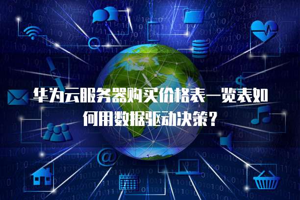 华为云服务器购买价格表一览表如何用数据驱动决策?
