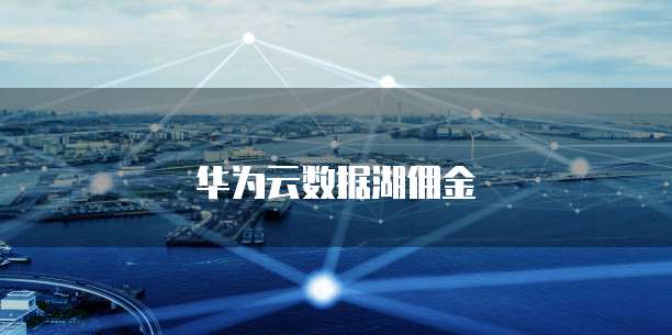 华为云数据湖佣金