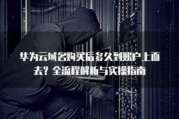 华为云域名购买后多久到账户上面去?全流程解析与实操指南