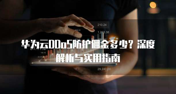 华为云DDoS防护佣金多少？深度解析与实用指南