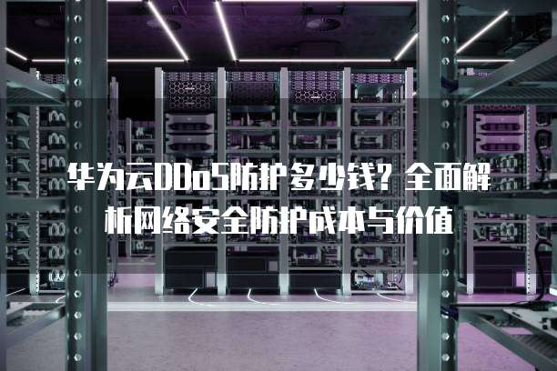 华为云DDoS防护多少钱?全面解析网络安全防护成本与价值