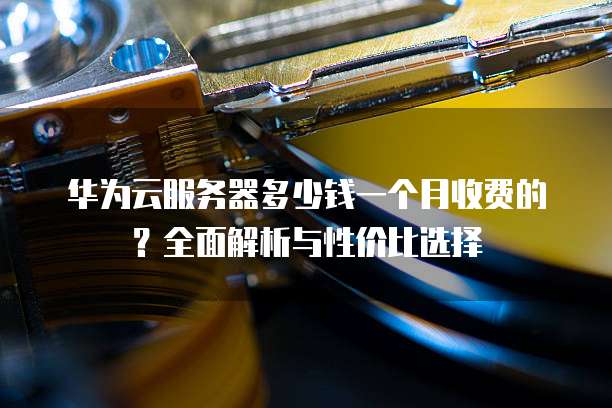 华为云服务器多少钱一个月收费的?全面解析与性价比选择