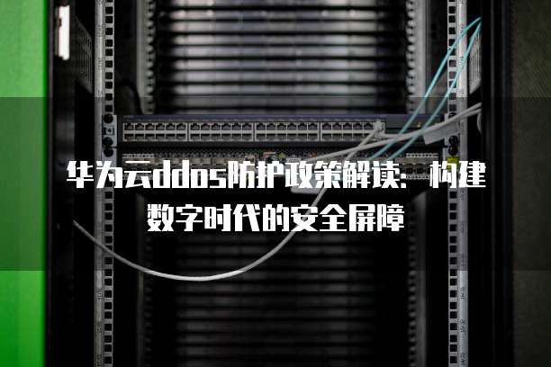 华为云ddos防护政策解读:构建数字时代的安全屏障