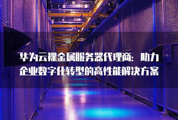 华为云裸金属服务器代理商:助力企业数字化转型的高性能解决方案