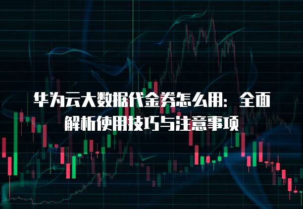 华为云大数据代金券怎么用:全面解析使用技巧与注意事项