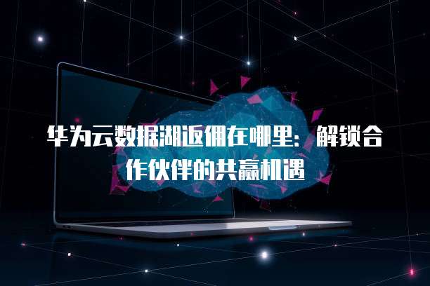 华为云数据湖返佣在哪里:解锁合作伙伴的共赢机遇