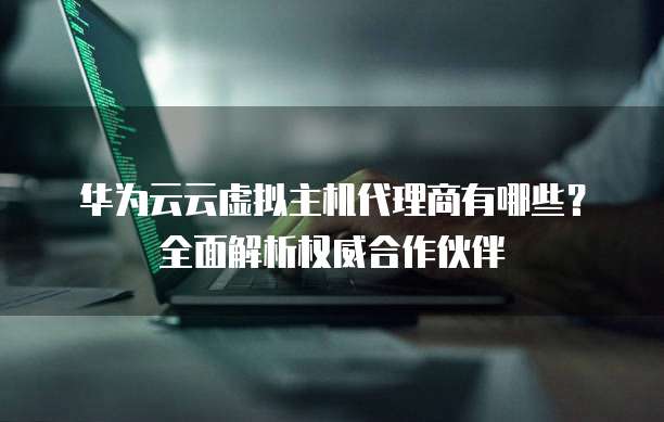 华为云云虚拟主机代理商有哪些?全面解析权威合作伙伴