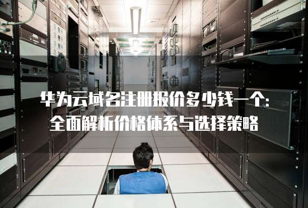 华为云域名注册报价多少钱一个:全面解析价格体系与选择策略