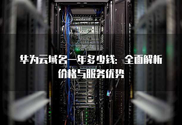 华为云域名一年多少钱：全面解析价格与服务优势