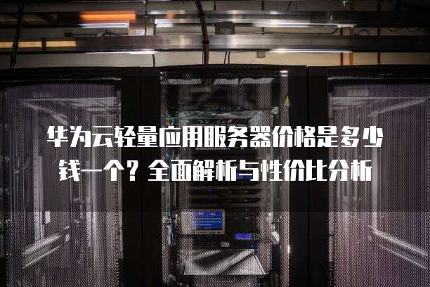 华为云轻量应用服务器价格是多少钱一个?全面解析与性价比分析